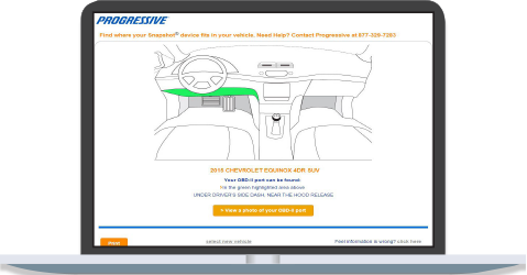 OBD-II Locator Example Progressive